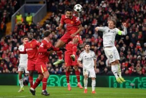 Liverpool vs Real Madrid full-time score